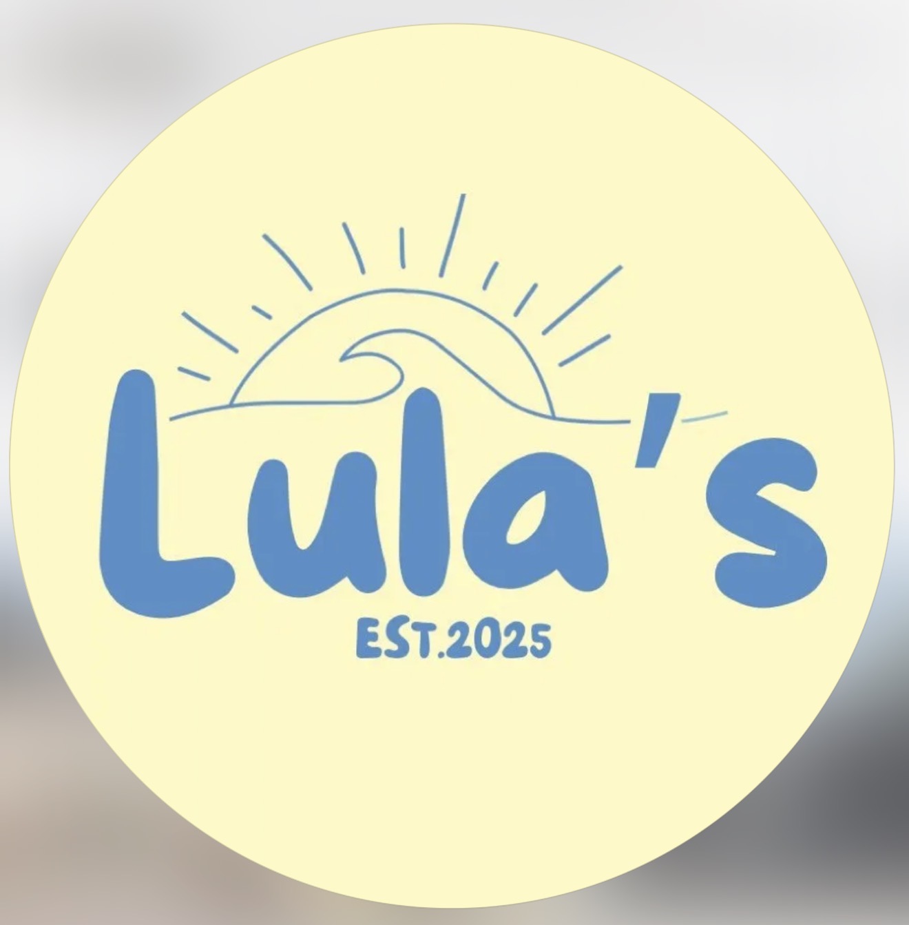 Lula's Coffee — sun and wave logo
